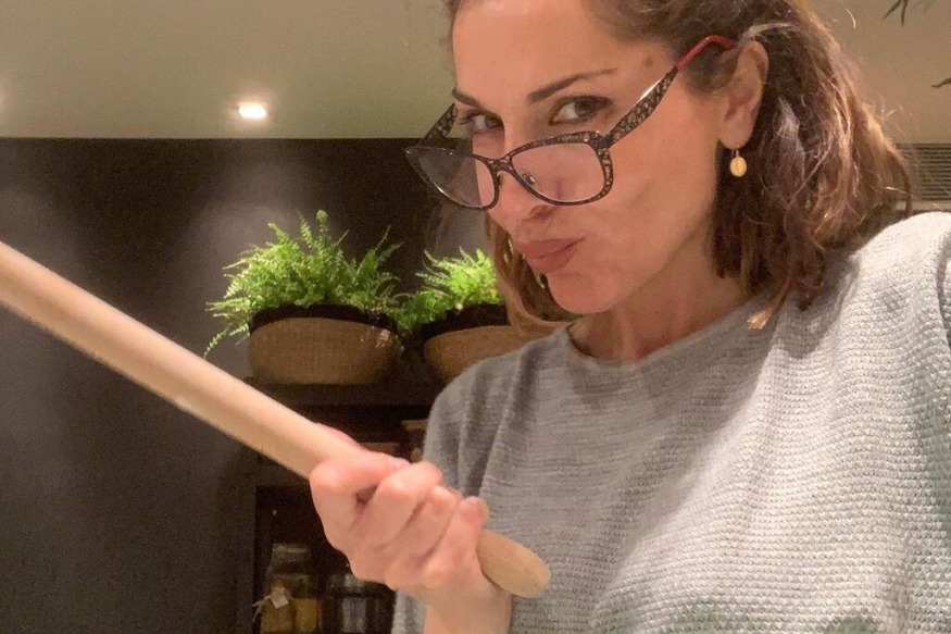 Δέσποινα Βανδή: Φτιάχνει το πιο υγιεινό πρωινό στα παιδιά της - Δες τη συνταγή (pics)